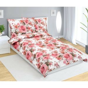 Bellatex Lenjerie de pat din bumbac Ibišek roz, 140 x 200 cm, 70 x 90 cm imagine