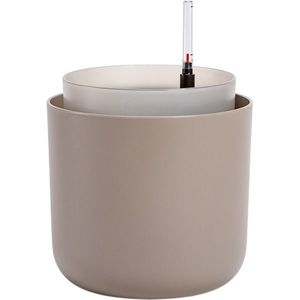 Ghiveci cu auto-irigare Plastia Tolita, maro, diam. 19 cm, maro, diam. 19 cm imagine