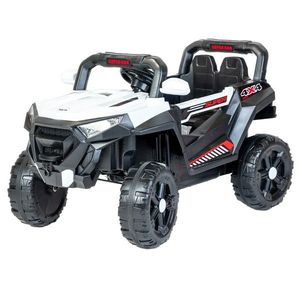 Baby Mix Mașinuță electrică pentru copii BuggySpace, albă imagine