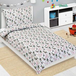 Bellatex Lenjerie de pat pentru copii JuniorIepuraș gri, 140 x 200 cm, 70 x 90 cm imagine