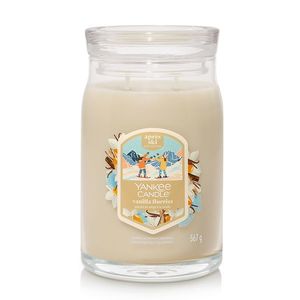 Yankee Candle Lumânare parfumată mare Signature Vanilla Flurries, 567 g, alb, L imagine
