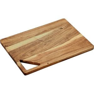 Kesper 29141 Tăietor și servitor din lemn desalcâm 35, 5 x 25, 5 x 1, 7 cm, M imagine