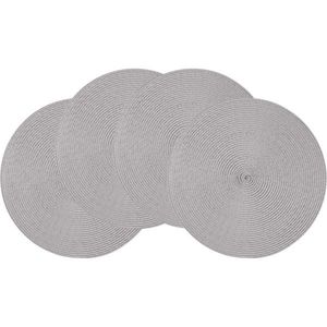 Suport de farfurie Altom Straw grey, diam. 38 cm, set de 4 buc., gri imagine