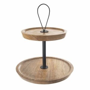 Suport servire Orion 2 nivele Mango imagine