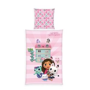 Lenjerie de pat din bumbac Herding Gabby'sDollhouse, 135 x 200 cm, 80 x 80 cm imagine