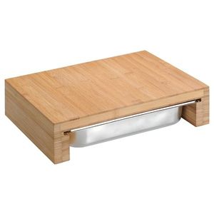 Kesper 58354 Tăietor cu tavă, inox, 37, 5 x 27, 5 x9, 5 cm imagine