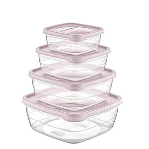 Set de 4 recipiente din plastic Orion TREND imagine