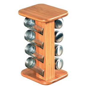 Suport pentru condimente Kesper 58099 cu 8recipiente, 13 x 25, 5 x 15 cm imagine