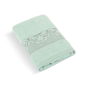 Prosop frotir Bellatex colecția Orchidea verde deschis, 50 x 100 cm, verde deschis, 50 x 100 cm imagine