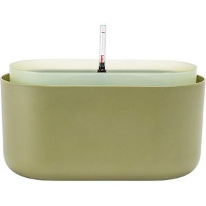 Jardinieră cu auto-irigare Plastia, verde, 31 x 16 cm, verde imagine