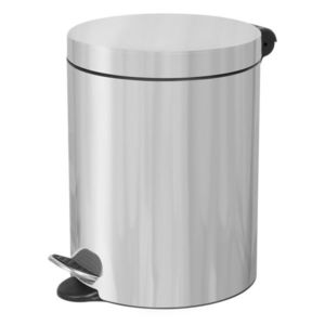 Alda Coș de gunoi cu pedală Soft Close FreedomFresh 5 l, oțel inoxidabil lucios, inox lucios, 5 l imagine