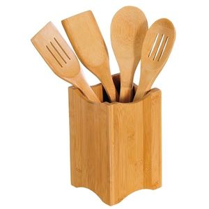 Set de ustensile de bucătărie Kesper 81101 dinbambus 5 buc, 11 x 18 x 11 cm imagine