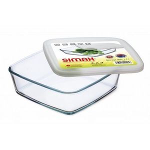 Recipient din sticlă Simax 7466/L cu capac din plastic, 1, 7 l imagine