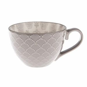 Cană ceramică 380 ml, gri imagine