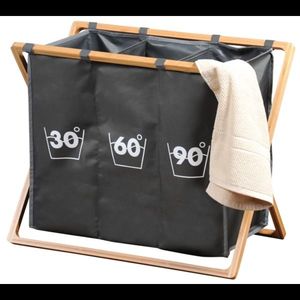 Kesper 19597 Coș pliabil pentru rufe, 57 x 63 x 38cm imagine