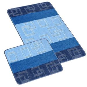 Bellatex Set de covorașe de baie Bany fără decupajCub albastru, 60 x 100, 60 x 50 cm imagine