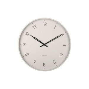 Ceas de perete Karlsson 5950WG de design 40 cm , gri, gri imagine