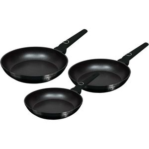 BerlingerHaus Set de tigăi cu suprafață din titanBlack Vantage, 3 buc. imagine