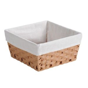 Kesper 17842 Coș de depozitare cu căptușeală dințesătură, 28, 5 x 28, 5 x 14, 5 cm imagine