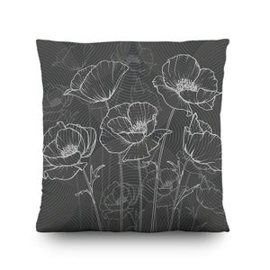 Pernă Gri maki, 45 x 45 cm imagine