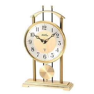 Ceas de masă cu pendulă AMS 5193, 29 cm, auriu imagine