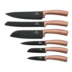 Set de cuțite Berlinger Haus Rosegold Metallic Line , 6 piese, cu suprafață non-aderentă imagine