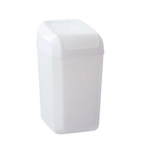 Coș de gunoi Denox Troya 15 l, alb, alb, 15 l imagine