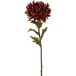 Floare artificială Crizantemă 62 x 18 cm, maro imagine