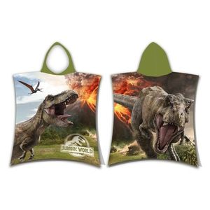 Poncho pentru copii Jurassic World Volcano, 50 x 115 cm imagine