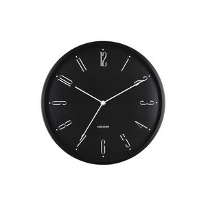 Karlsson 5988BK ceas de perete design negru, diametru 30 cm, negru imagine