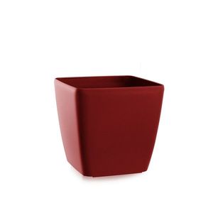 Flower Lover Ghiveci Quadrato Easy matt roșu, 24cm, roșu, 24 cm imagine