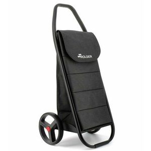 Sacoșă de cumpărături Rolser cu rotileCom Polar 8 Black Tube, neagră, negru imagine