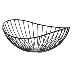 Coș metalic decorativ Elegant, 32 x 13 x 28 cm imagine