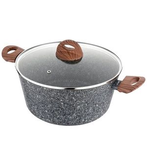 Oală cu capac Florina Master MG, 28 cm, 6, 1 l, gri, diam. 28 cm imagine