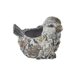 InDecor Ghiveci ceramic pentru flori pasăre Ebi, 22 x 19 x 28 cm imagine