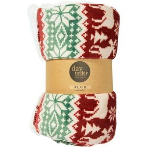 Pătură din imitație blăniță Festive Reinder 160 x 130 cm imagine