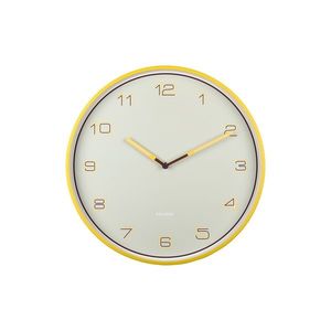 Karlsson 6013BY ceas de perete design galben, diametru 40 cm, galben imagine