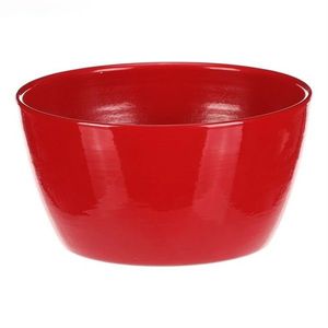 Vase de flori din ceramică Teracotă, diametru 15cm, roșu imagine