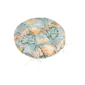 Bellatex Perna Adéla matlasată rotundă Monsteratrandafir galben, 40 x 40 cm imagine