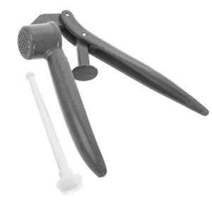 Presă de usturoi din aluminiu Orion + curățător imagine