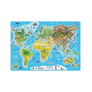 Puzzle Harta lumii Popular, 160 piese imagine