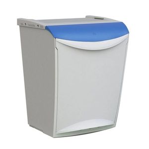 Coș de gunoi Denox Ekosystem pentru deșeurisortate 25 l, albastru - hârtie, albastru imagine