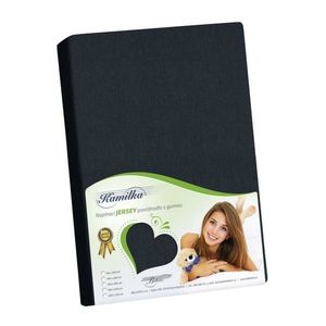 Bellatex Jersey ceară de pat negru, 90 x 200 cm, negru imagine