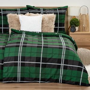 Lenjerie de pat din bumbac 4Home Green Classic, 140 x 200 cm, 70 x 90 cm imagine