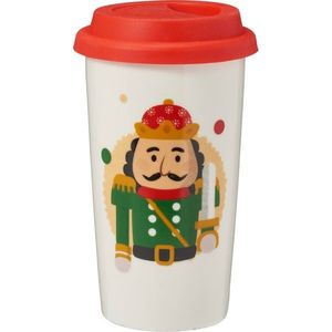 Cană din ceramică Spărgătorul de nuci, 400 ml, verde imagine