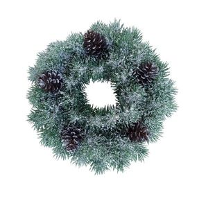 Ghirlanda din plastic cu conuri de brad, lungime 28 cm imagine