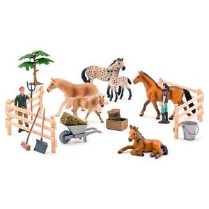 Set de cai cu accesorii Faunica imagine