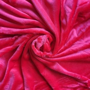 Cearșaf de pat micropluș roșu, 180 x 200 cm, roșu, 180 x 200 cm imagine