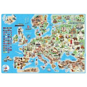 Puzzle Popular Harta Europei, 160 piese imagine