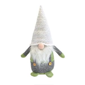 Spiriduș de Crăciun cu căciulă albă, 30 cm imagine